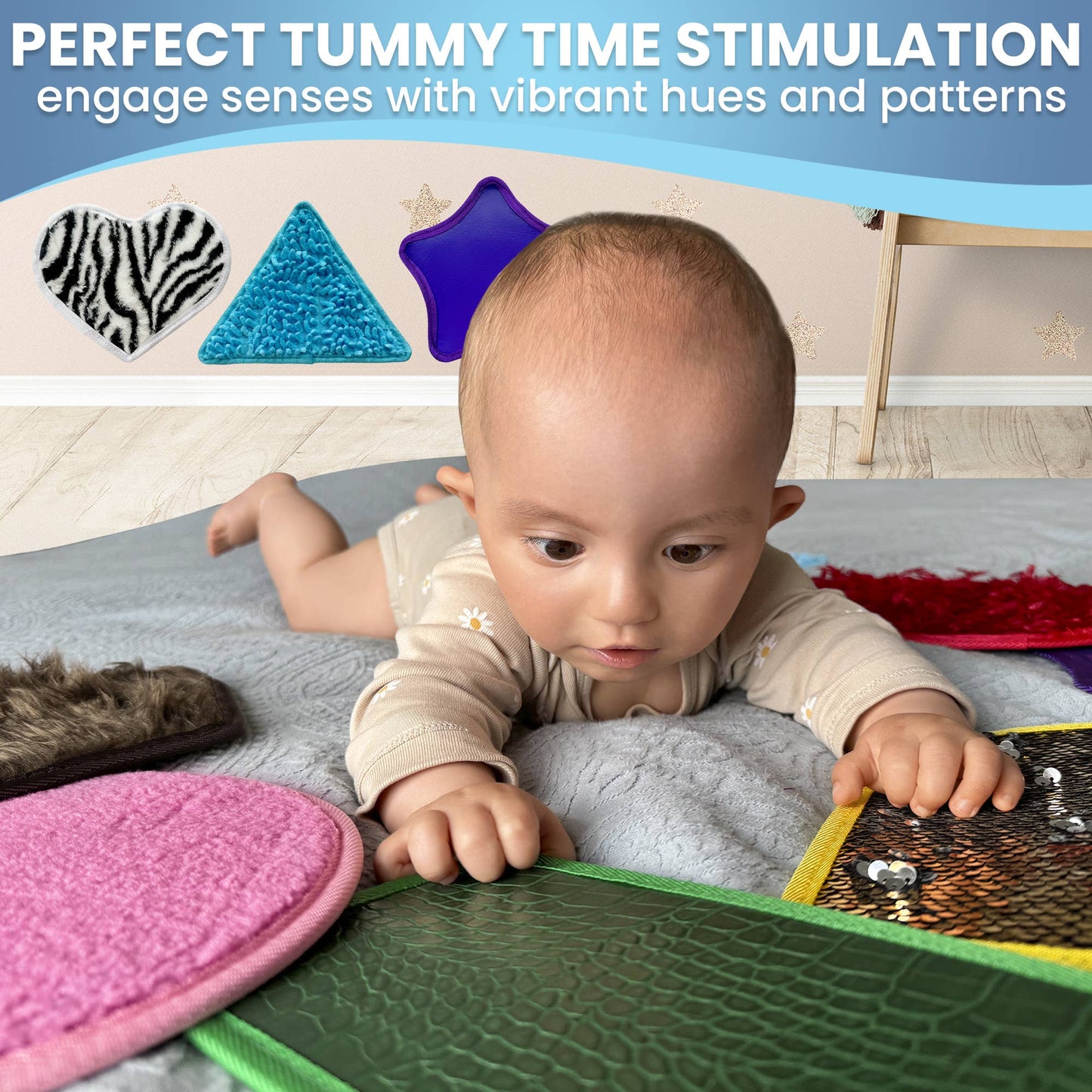 Shapes & Texture Sensory Toys for Kids | 8 pieces