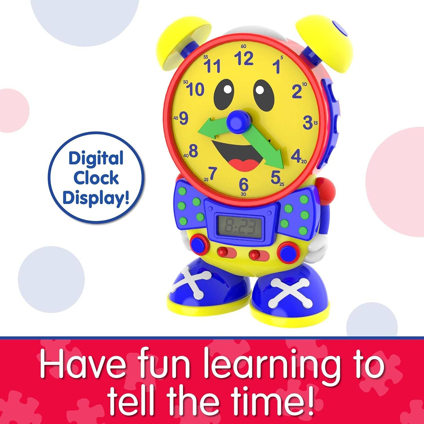 Telly The Teaching Time Clock - Classic Edition: Plastic