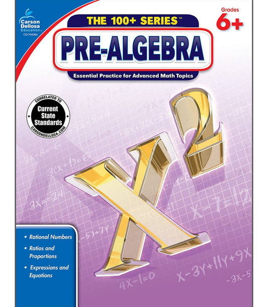 Pre-Algebra, Grades 6 - 8