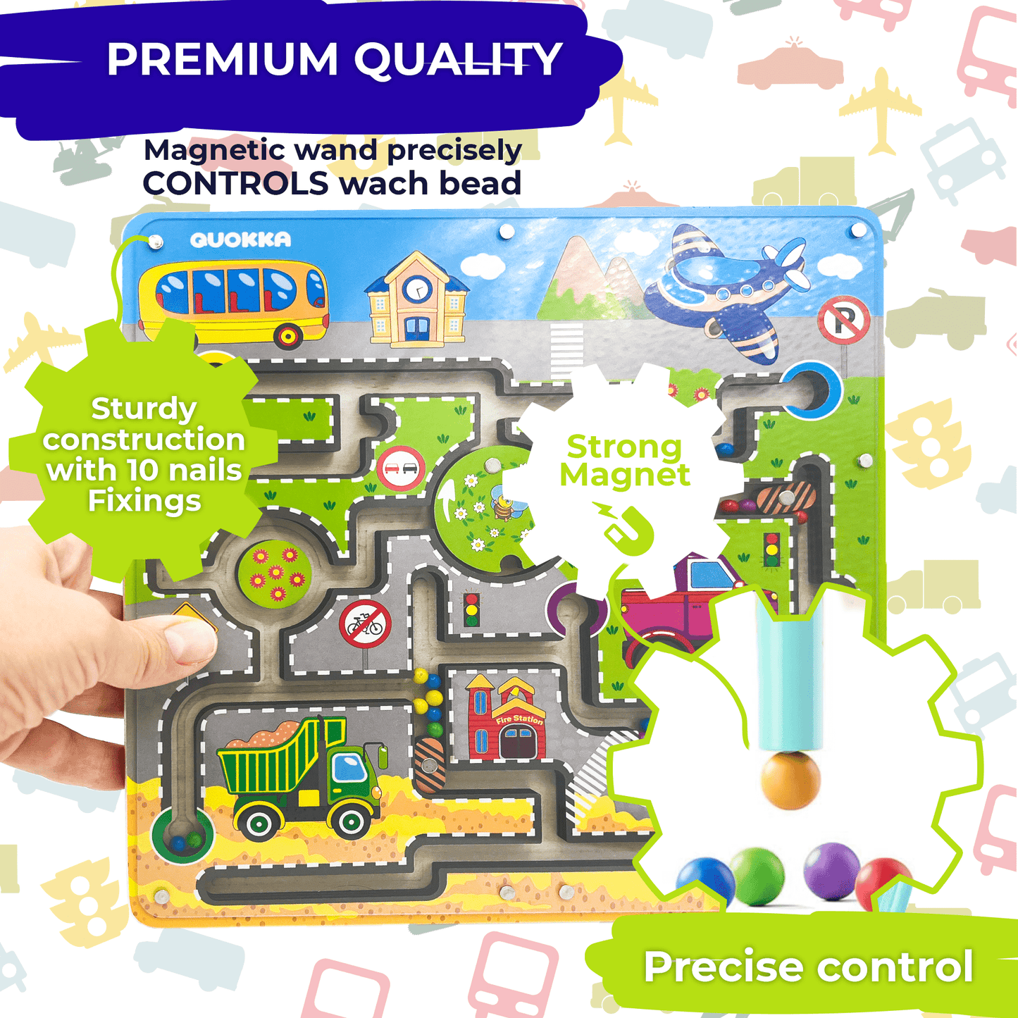 Learning Wood Maze Games for Kids Ages 1-3 | VER.2 Improved