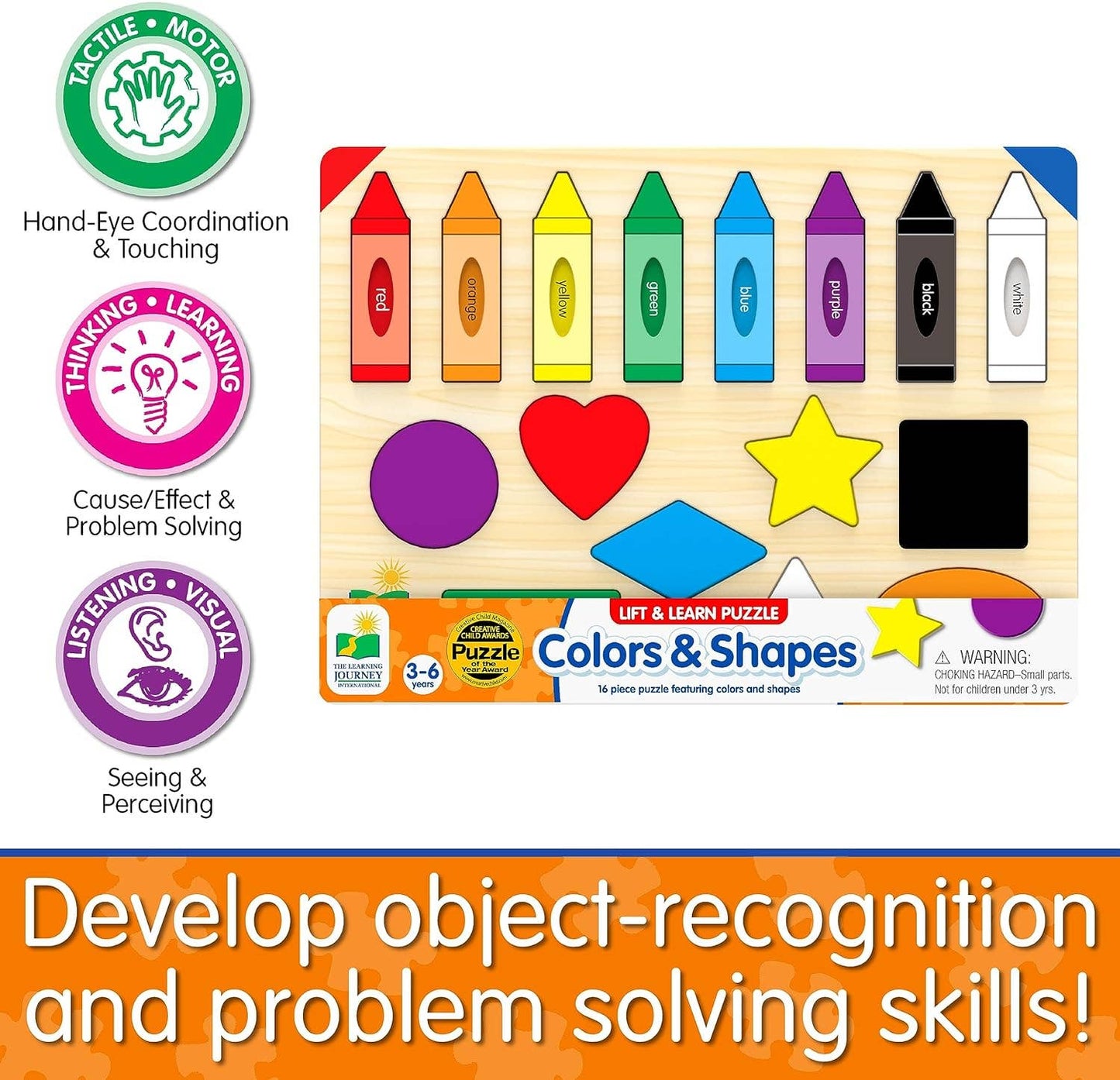 Lift & Learn Colors & Shapes: Cardboard