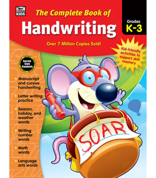 The Complete Book of Handwriting Workbook Grade K-3