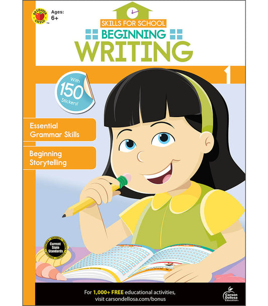 Beginning Writing Activity Book Grade 1 Paperback