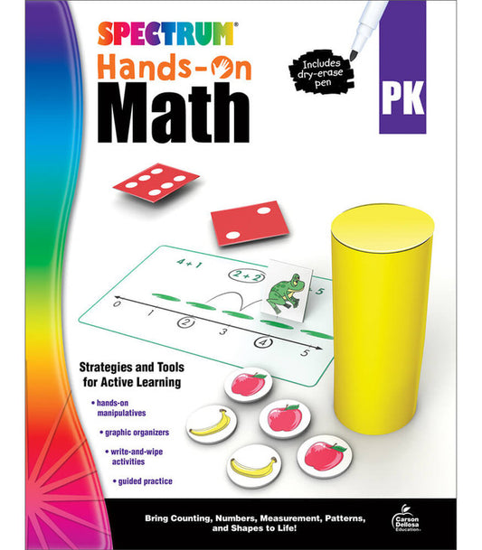 Spectrum Hands-On Math Workbook Grade PK-K Paperback