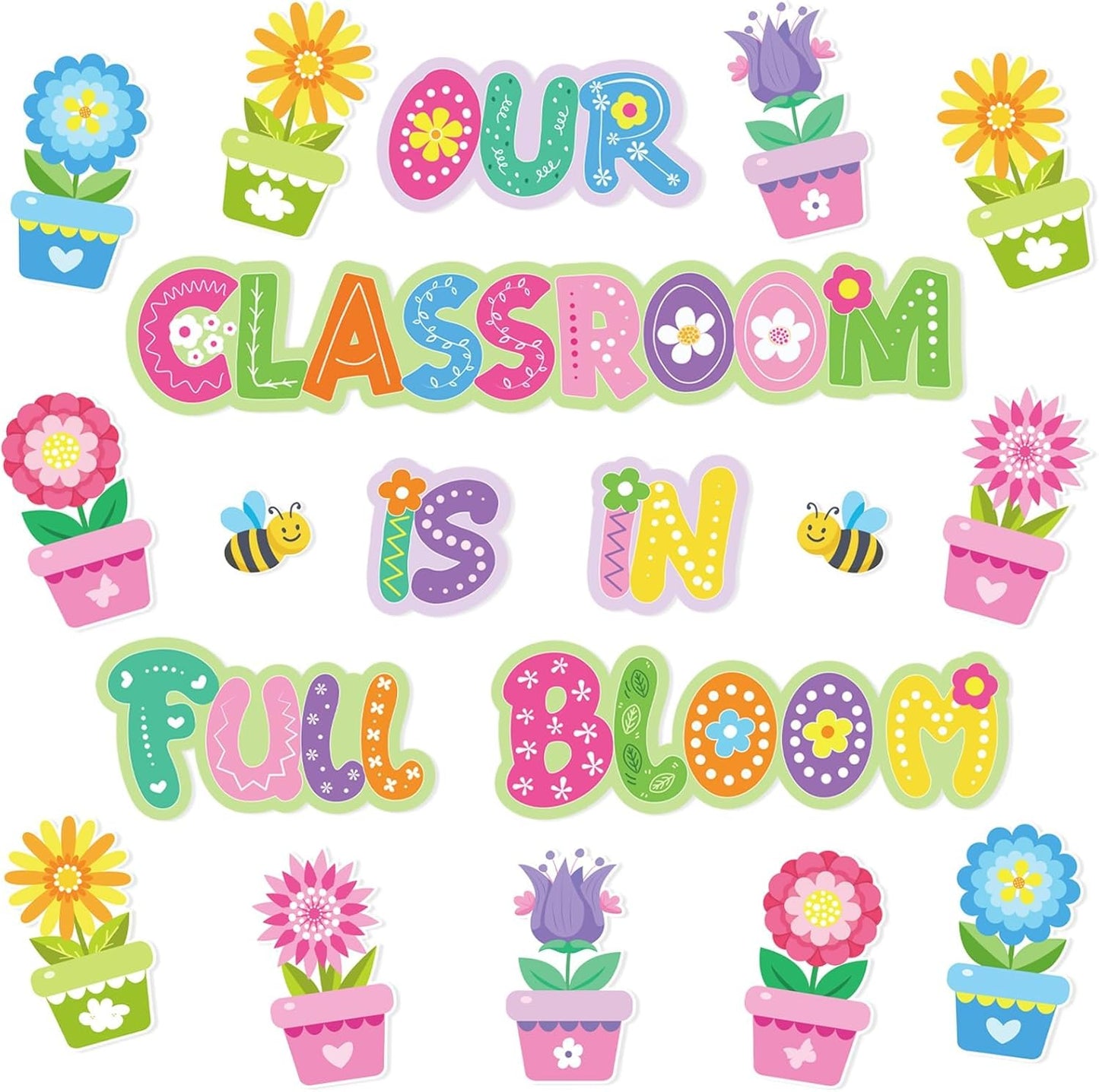 Full Bloom Spring Flower Cutouts