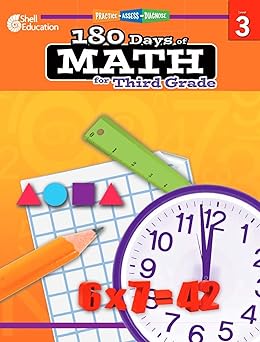 Shell Education 180 Days of Math for Third Grade