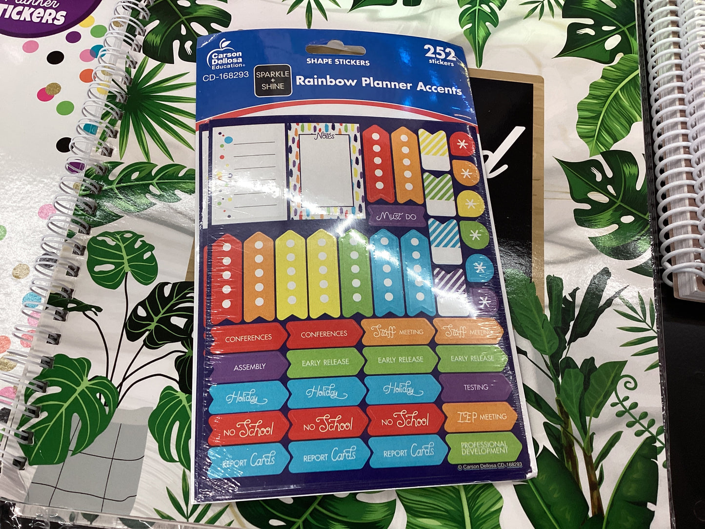 Rainbow Planner Accents