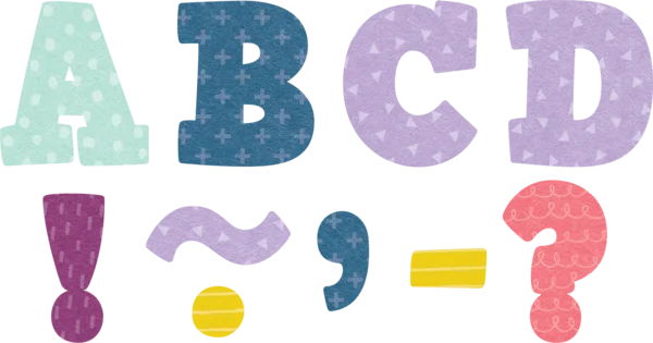 Oh Happy Day Bold Block 3" Magnetic Letters