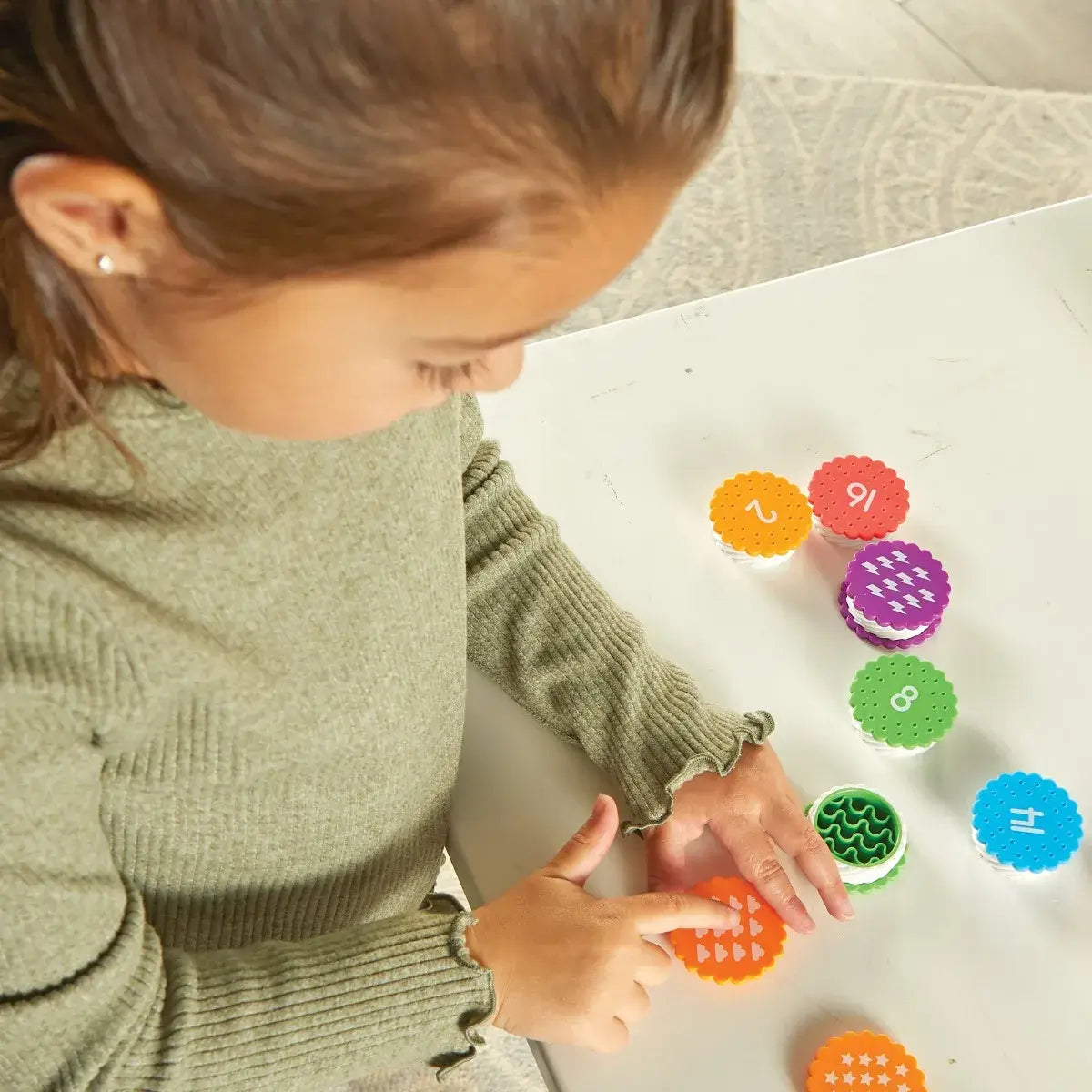 Mini Number Cookies