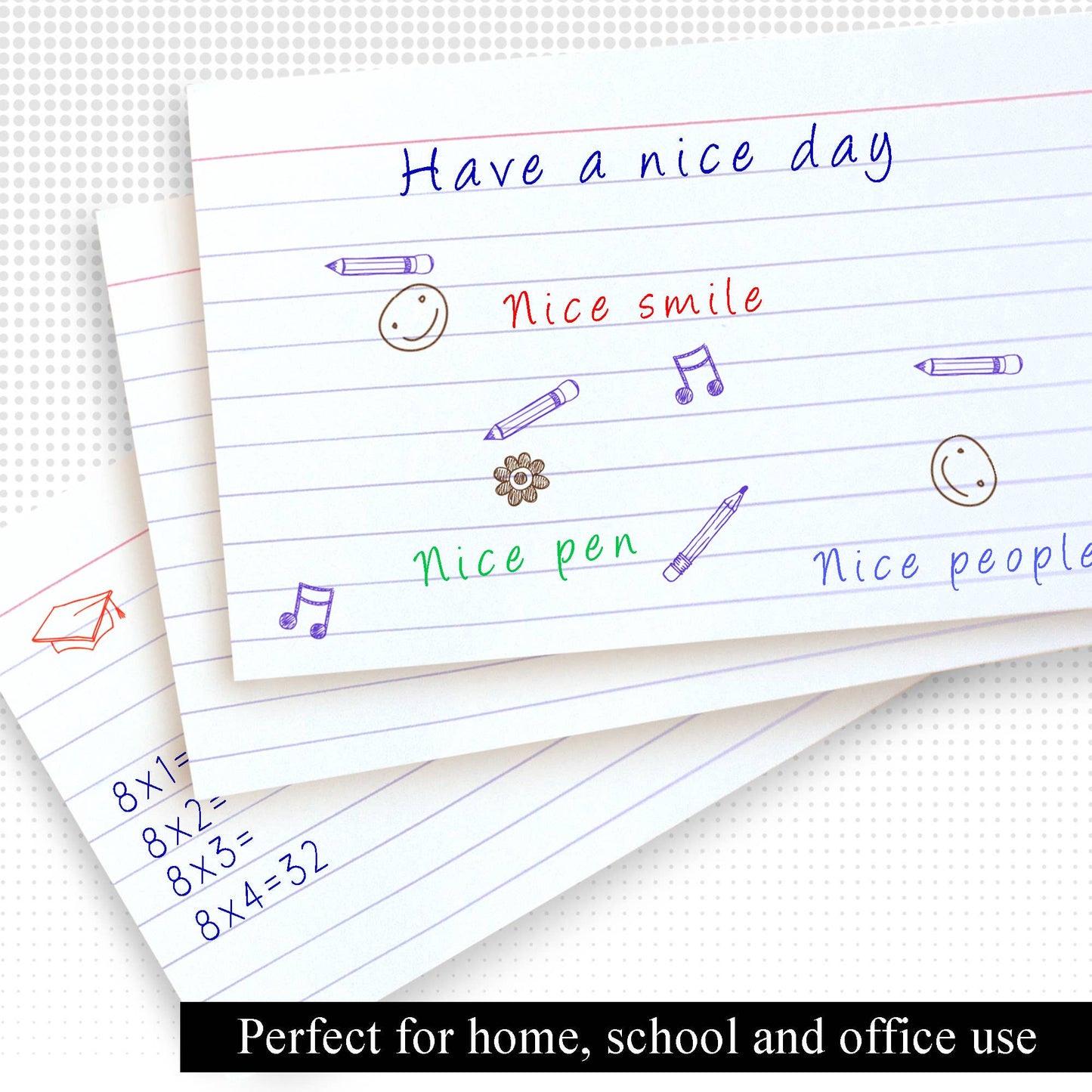 Ruled White Index Card 3" X 5" 100 Ct.: 36