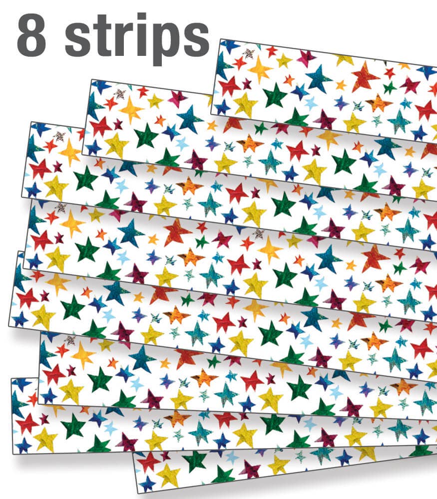 World of Eric Carle Sparkling Stars Straight Borders