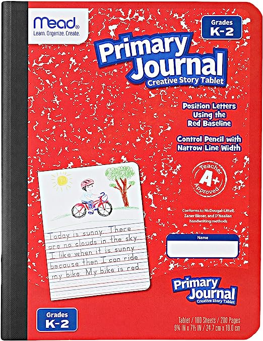 Mead Primary Journal Kindergarten Writing Tablet