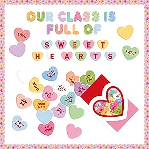 Valentine’s Day Sweet Candy Heart Cutouts