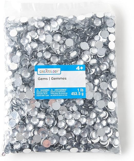 Round Clear Gems by Creatology™