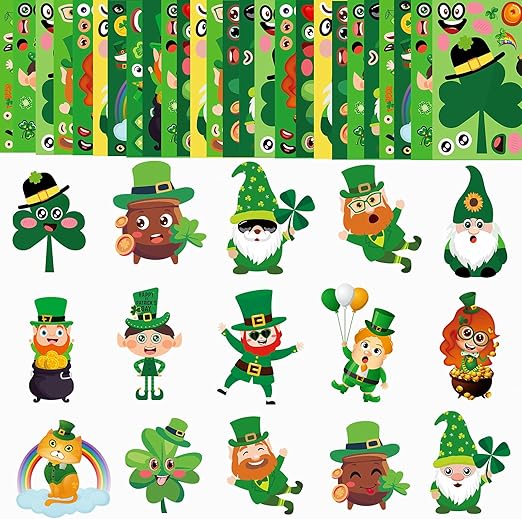 St. Patrick's Day Stickers for Kids, Make Your Own St Patricks Day Stickers Accessories