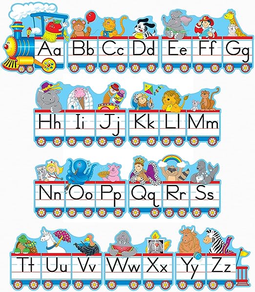 Carson Dellosa Alphabet Train Bulletin Board Set—10-Piece