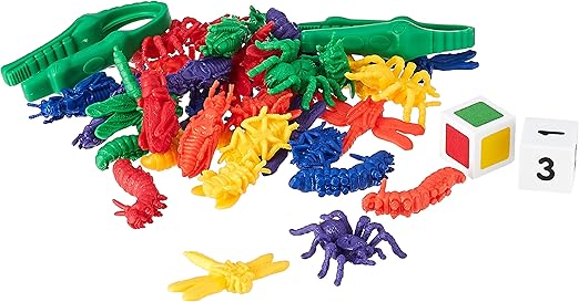 Learning Resources Take 10! Color Bug Catchers, Fine Motor Skills
