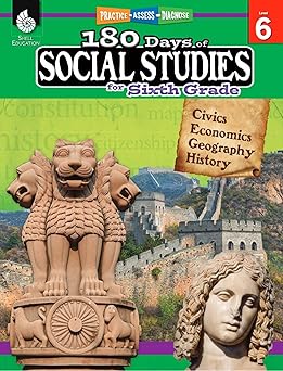 180 Days™: Social Studies, Civics for 6th Grade
