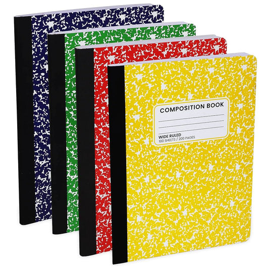 Wide Ruled Composition Book