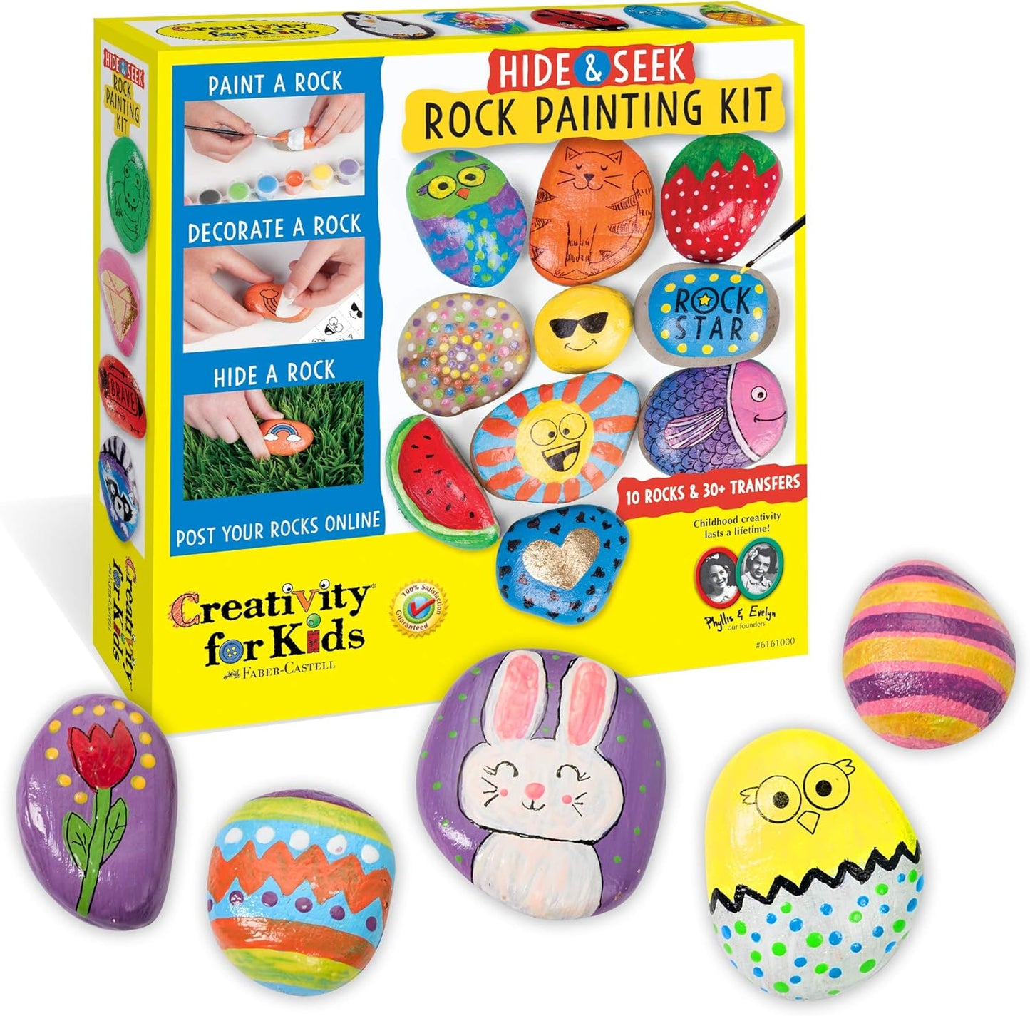 Creativity For Kids Hide and Seek Rock Painting Kit