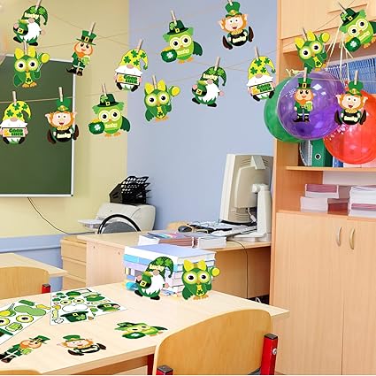 St. Patricks Day Craft Kits for Kids DIY Leprechauns Shamrock Owl Gnome