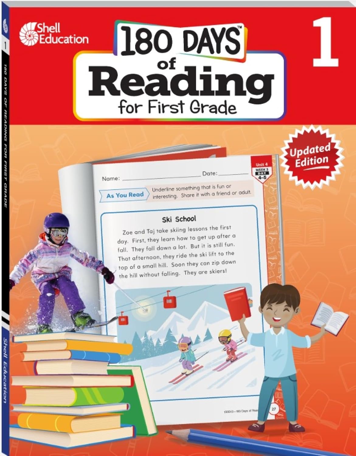 180 Days™: Reading for First Grade, 2nd Edition: Practice, Assess, Diagnose (180 Days of Practice)