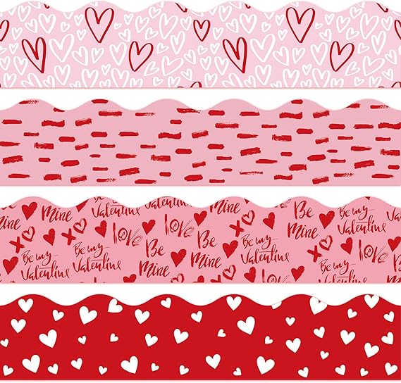 69Ft Valentine's Day Bulletin Board Borders