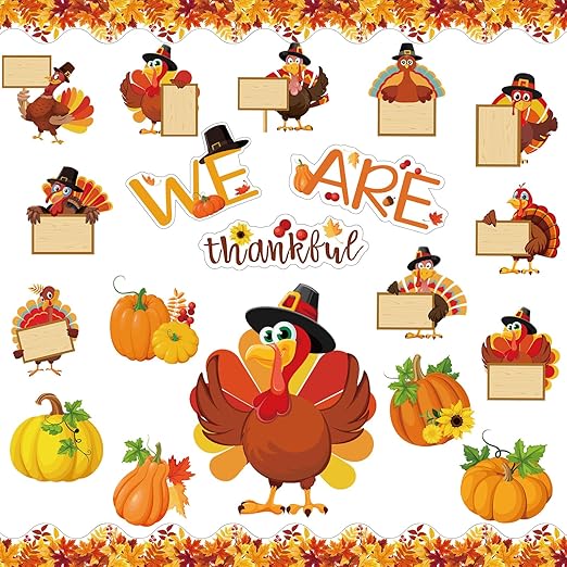 We are Thankful Classroom Bulletin Board