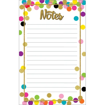 Confetti Notepad