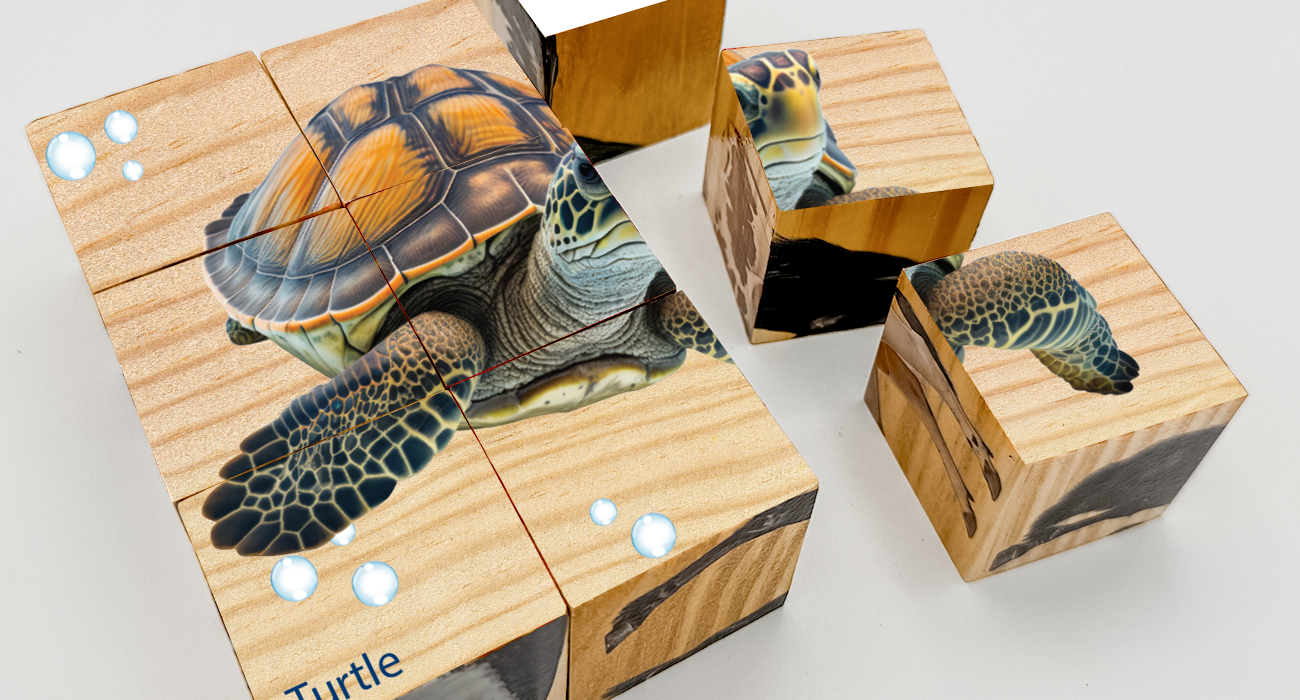 Montessori Wooden Blocks | 35 Realistic ABC Blocks