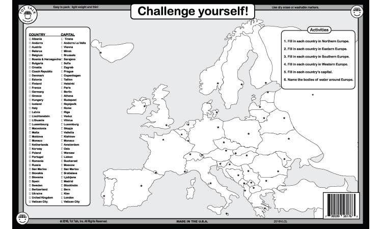 Europe Placemat