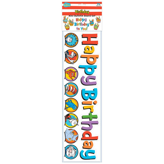 Dr. Seuss™ Birthday Mini Bulletin Board Set