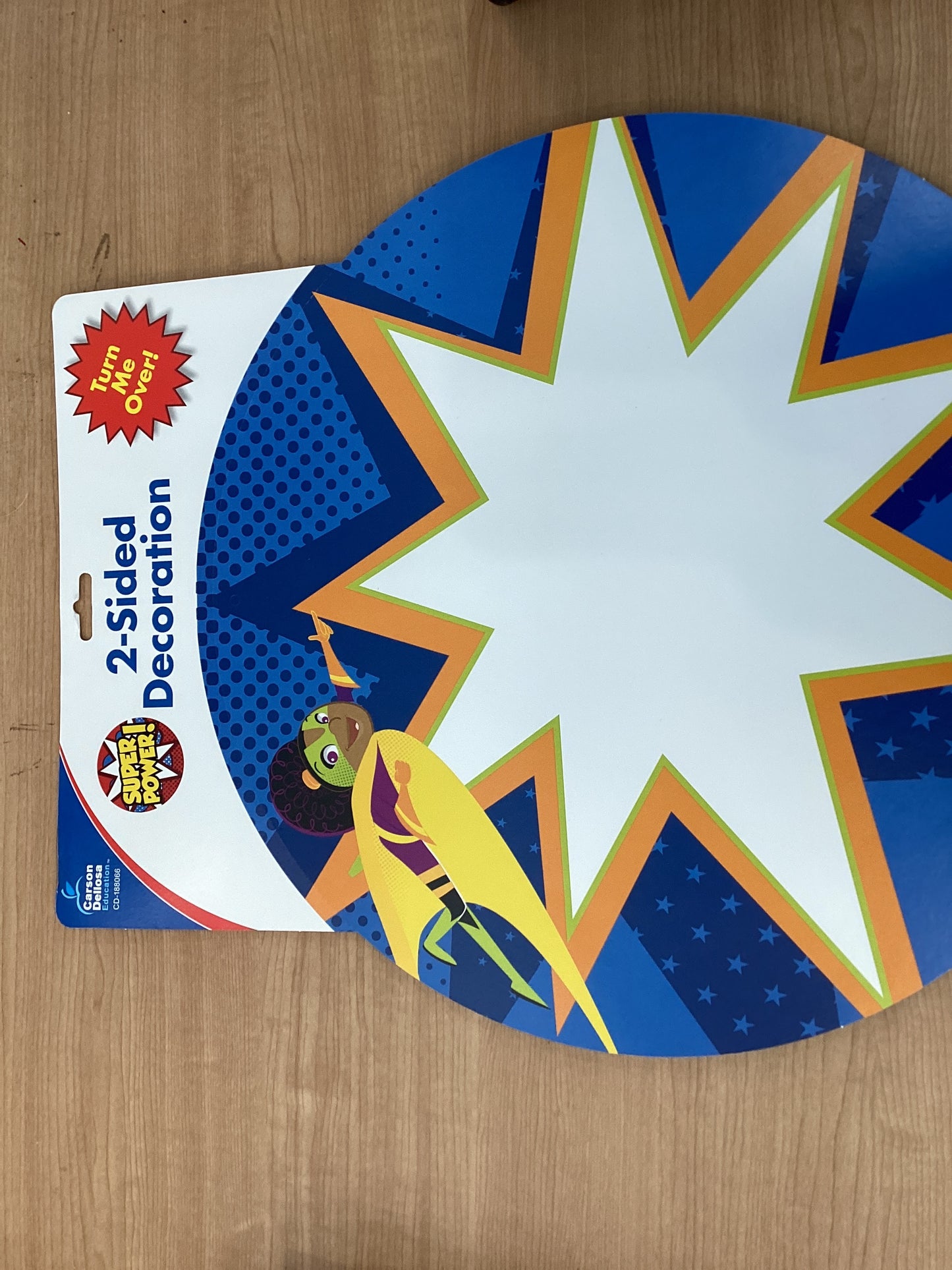 Supe power! 2 seided Decorations