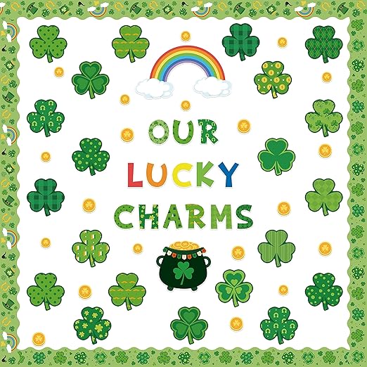 St. Patrick's Day Shamrock Bulletin Board