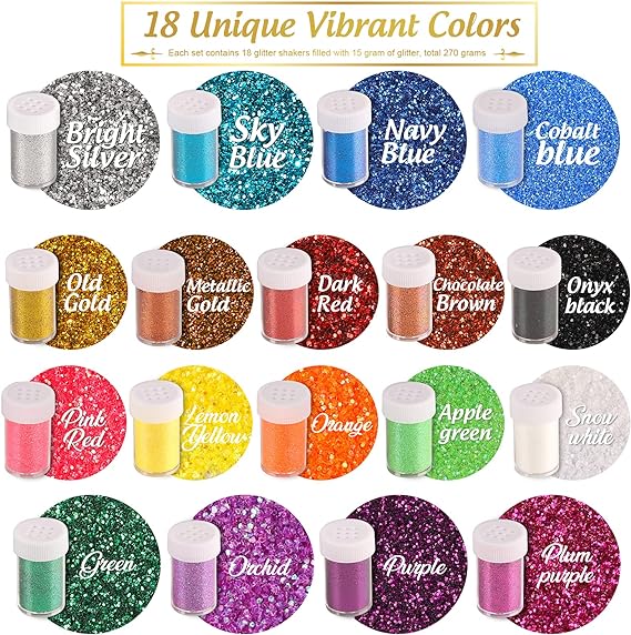 Craft Glitter Powder Shake Jar