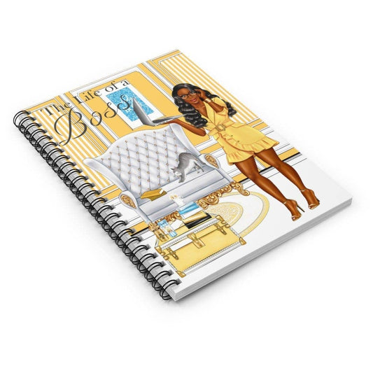 Boss Lady Moves Notebook: Spiral Notebook