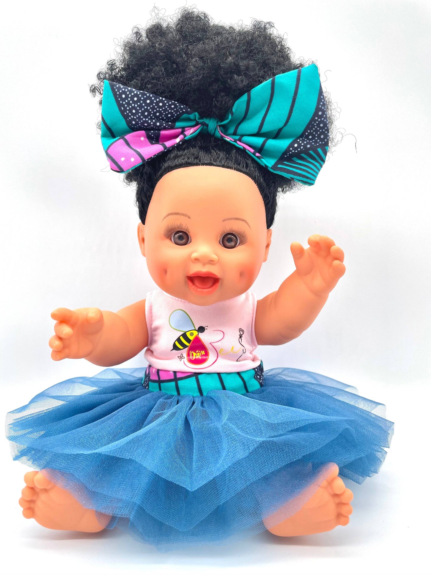 Natural Puffy Baby Bee Doll