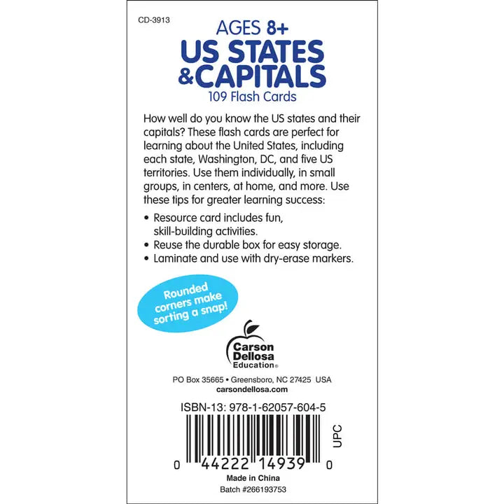 U.S. States & Capitals