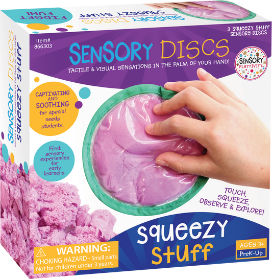 Sensory Playtivity™ Sensory Discs: Squeezy Stuff