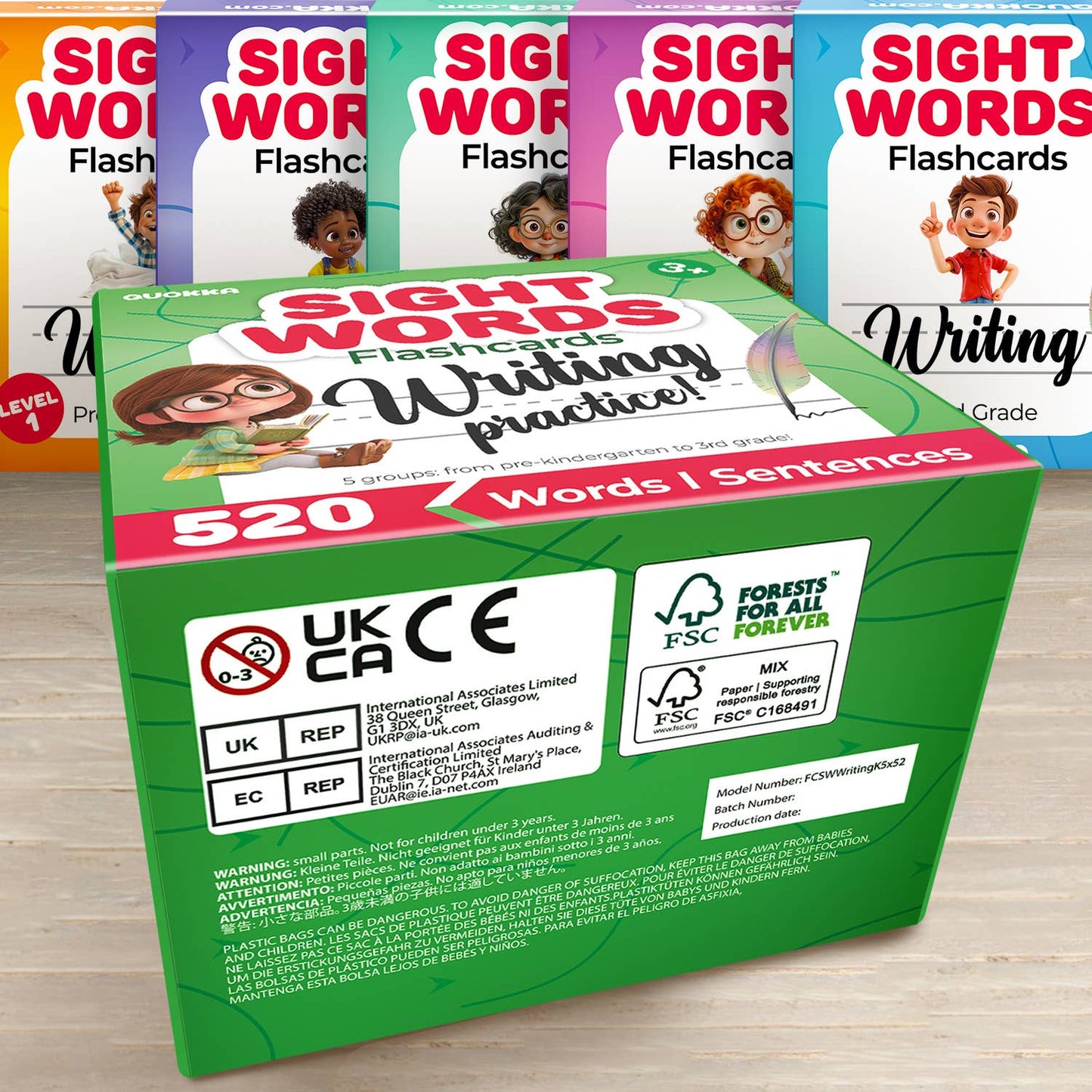 Flash Cards Writing for Kids | 5 Levels