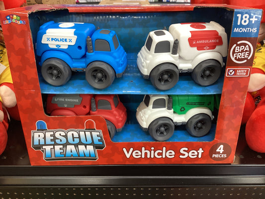 Mini Explorers Rescue Team Vehicle set 4