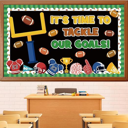 Fall Football Bulletin Board Decoration