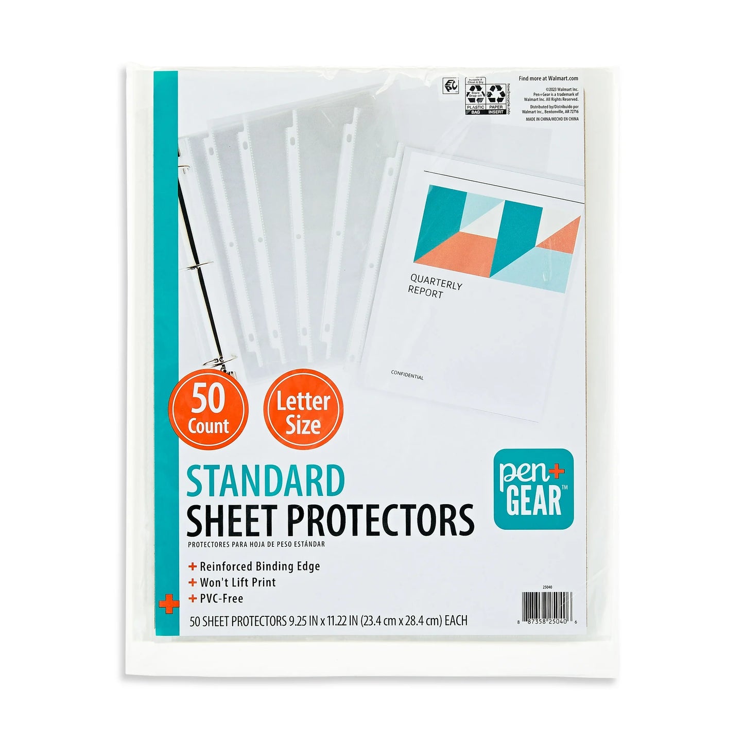 Standard Sheet Protectors 50 Sheets