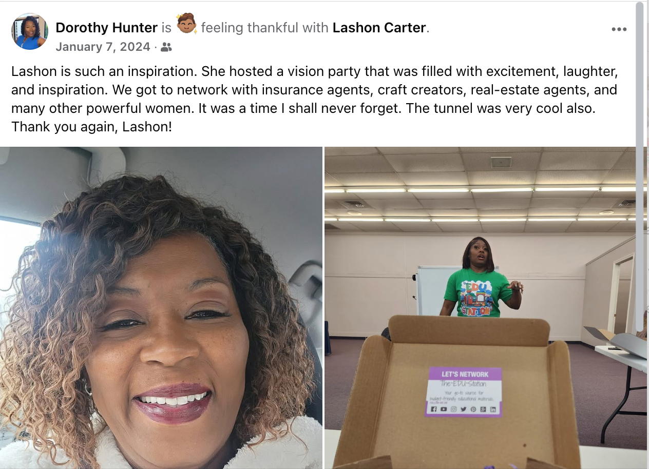 In-Person or Online Vision Board Party with Kit