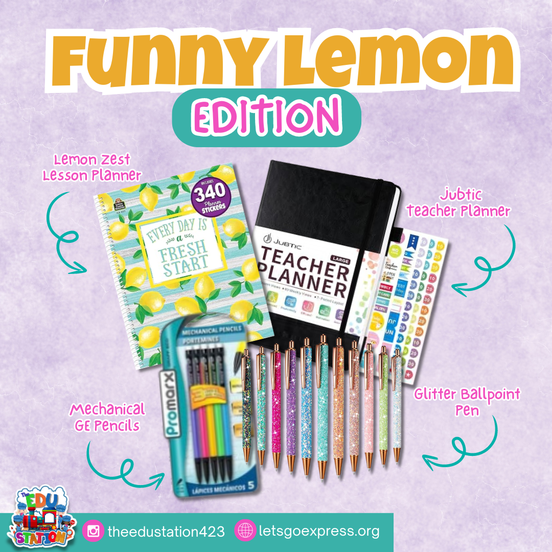 Teacher Survival Kit (Teacher Planner, LP Planner, Mechanical Pencil, Glitter Pen) | Back to School