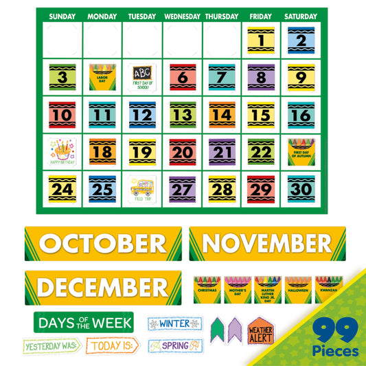 Crayola® Calendar Bulletin Board