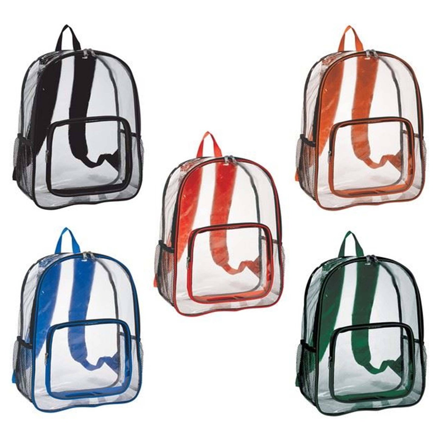 Clear Polyester Backpack For Back To School