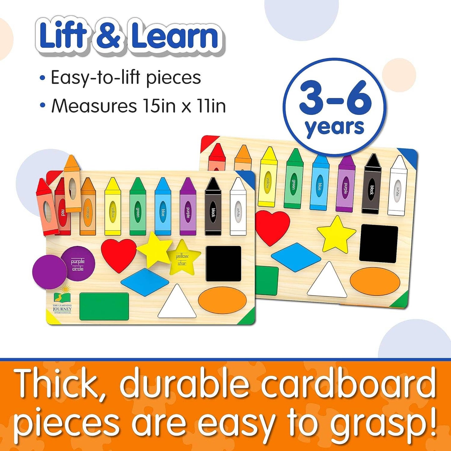 Lift & Learn Colors & Shapes: Cardboard