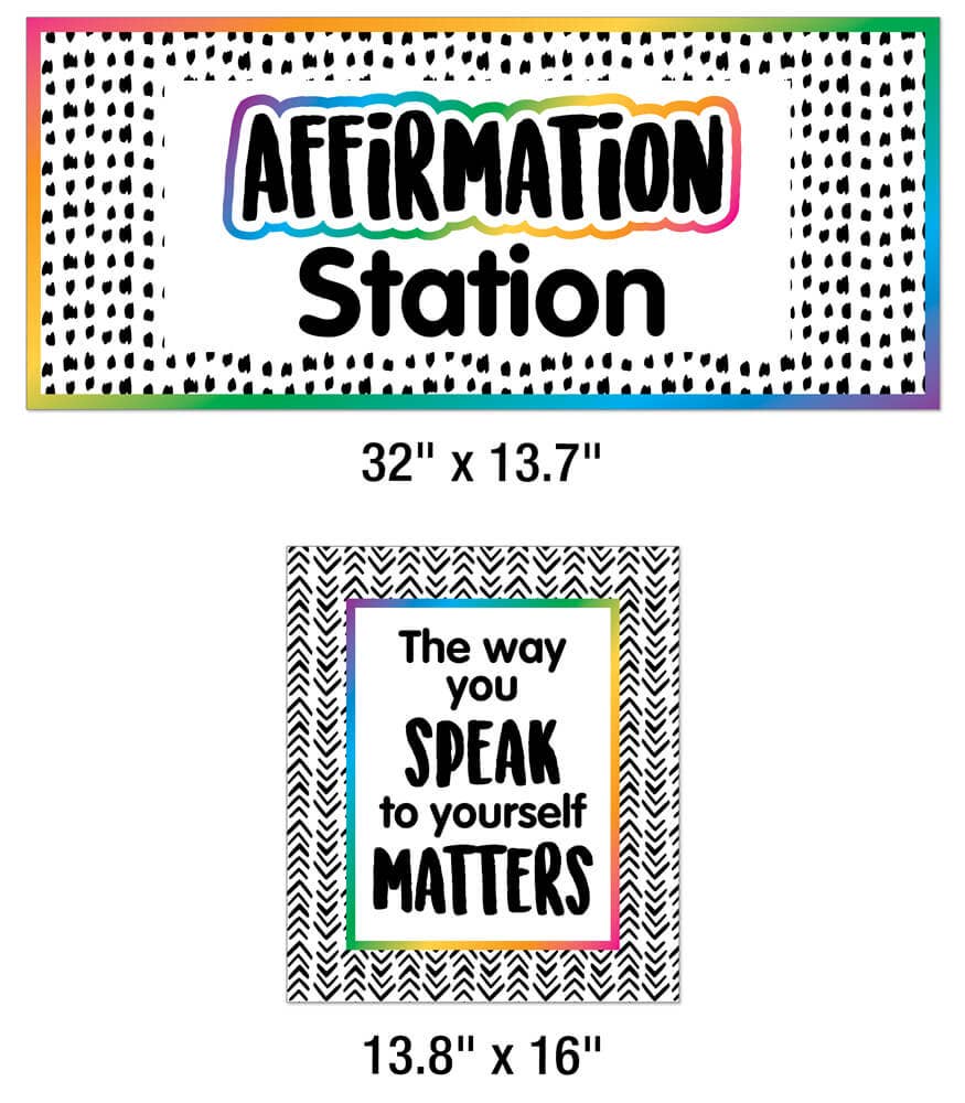 Affirmation Station Bulletin Board Set
