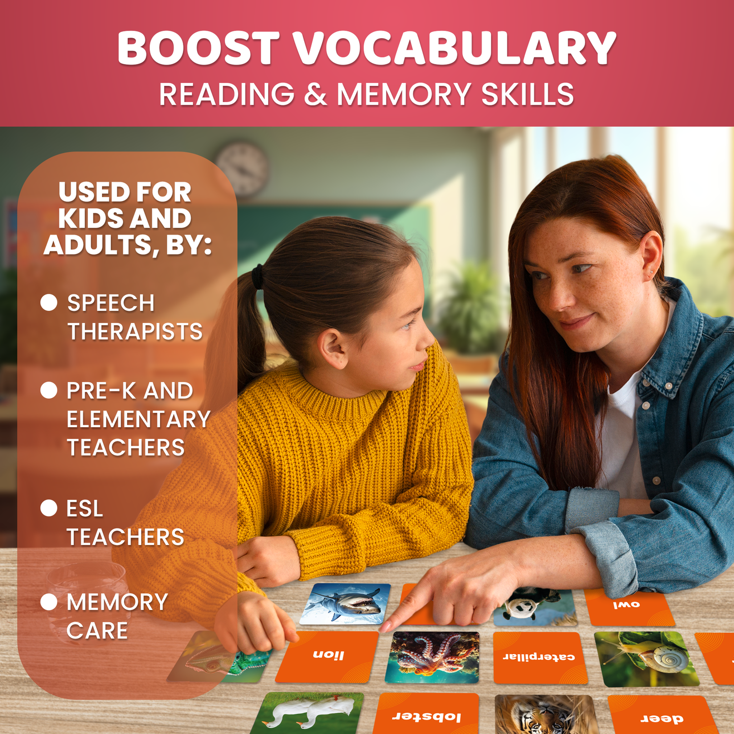 Flash Cards Age 5+ for Speech Therapy | Animals